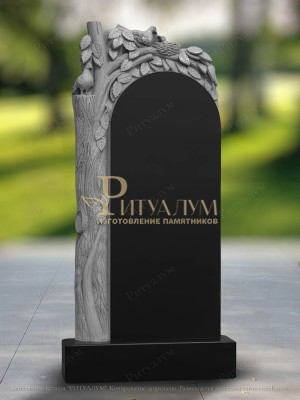 Памятник из гранита Дерево и голуби 28 — ritualum.ru