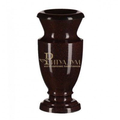 Ваза из полимергранита 30 см — ritualum.ru