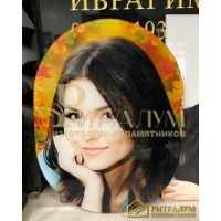 Фото на стекле для памятника